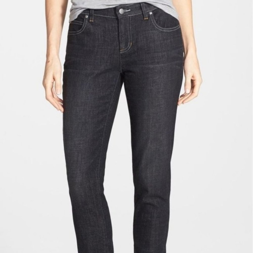Eileen Fisher Organic Cotton Gray Boyfriend Jeans